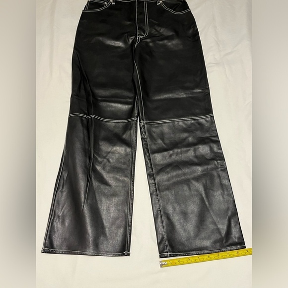 Free People We The Free The It Factor Vegan Leather Pants - Picture 8 of 15